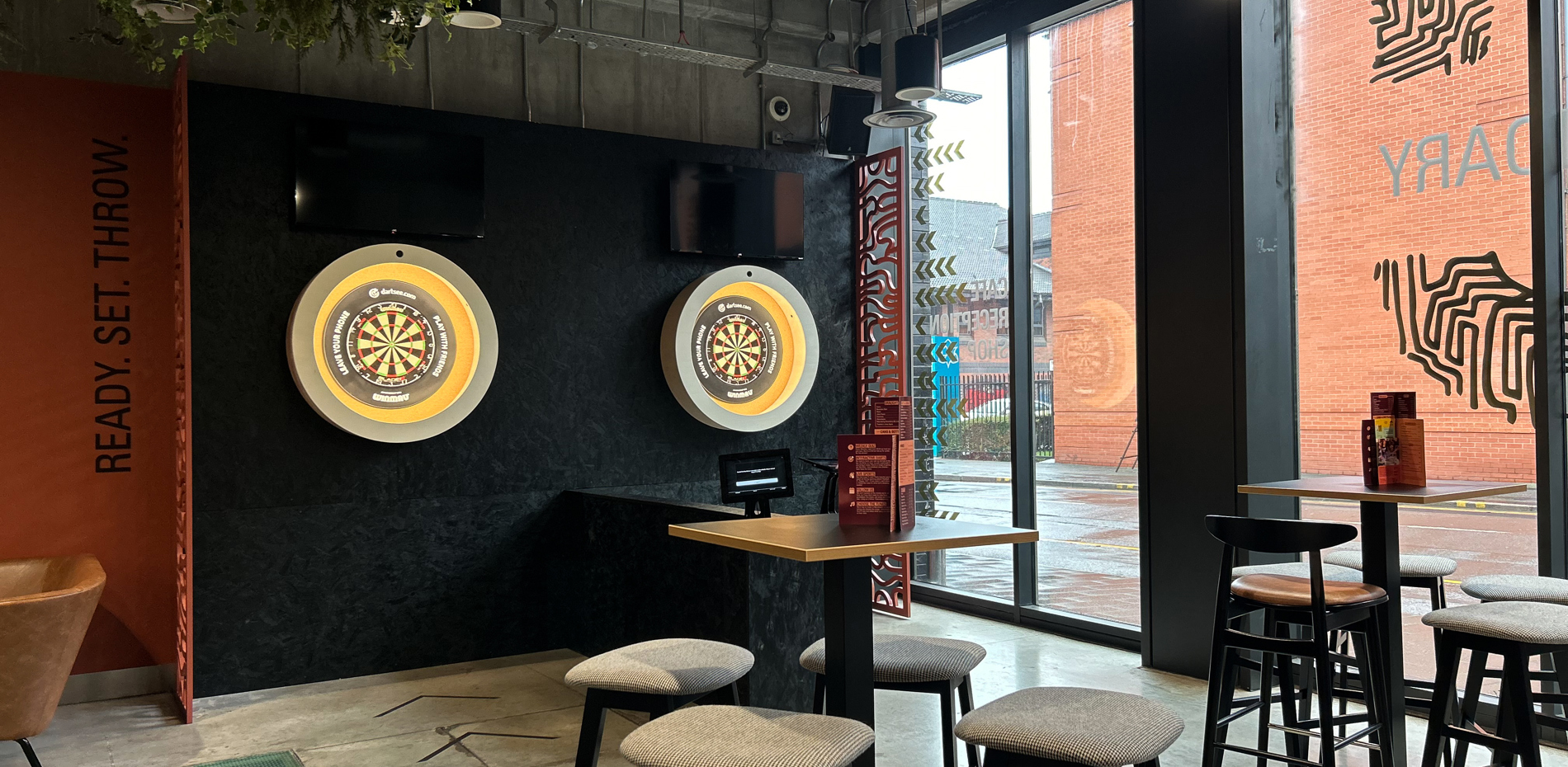 Manchester Met Student Union Bar darts area